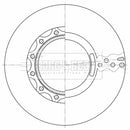 Borg & Beck Brake Disc - BBD32614