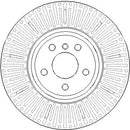 Disctech Brake Disc (Single) - Fits Bmw - ABD3894 - Front Axle