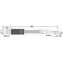 Borg & Beck Brake Hose  - BBH6354 fits Daewoo Espero,GM Corsa,Tigra
