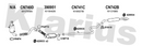 Klarius CN740D - Front Pipe  - Fits Citroen C4 Grand Picasso II 1.6BlueHDI 120