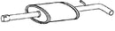 Klarius RN1014B - Box With Centre Pipe  - Fits Renault Megane III 1.6