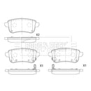 Borg & Beck Brake Pads - BBP2894