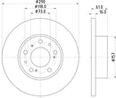 Mintex Brake Discs fits -Citroën Fiat Peugeot Talbot V239:4 MDC360 (also fits other vehicles)