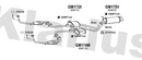 Klarius GM173X - Box With Centre Pipe Right Han  - Fits Opel Omega 2.5i