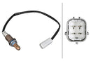 HELLA 6PA 358 221-371 Lambda Sensor - 4-pin connector