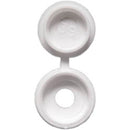Wot-nots Number Plate Plastic Caps - White - PWN1059