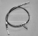 Borg & Beck Brake Cable- LH Rear - BKB1702 fits Mazda MX5 1.6i 90-