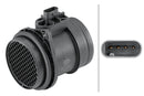 HELLA 8ET 358 095-461 Air Mass Sensor - 4-pin connector - Bolted