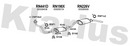 Klarius RN441D - Front Pipe  - Fits Renault Master 2.5D