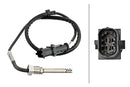 HELLA 6PT 358 181-731 Sensor, exhaust gas temperature - 2-pin connector