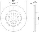 Mintex Front Brake Disc - MDC3202C