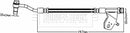 Borg & Beck Brake Hose  - BBH8175 fits Hyundai i20 09-