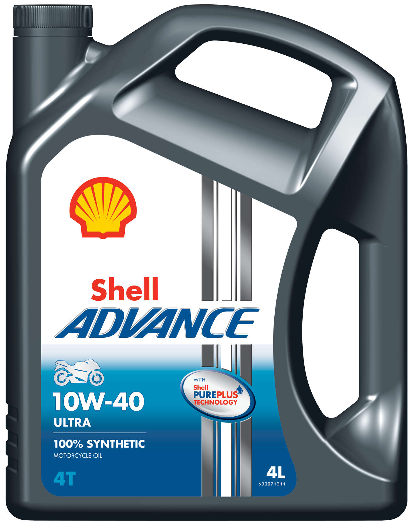 Shell Advance 4T Ultra 10W40 Synthetic 4 Stroke Motorcycle engine oil ...