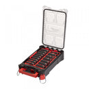Milwaukee 1/2in. PACKOUT SHOCKWAVE IMPACT DUTY socket set -16pc - 4932480943