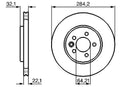 Bosch Brake Disc Pair Part No - 0986478314
