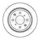 Borg & Beck Brake Disc (Pair)  - BBD4933