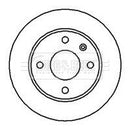 Borg & Beck Brake Disc Pair  - BBD4686 fits Ford Escort,Sierra 83- vented