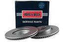 Borg & Beck Brake Disc (Pair)  - BBD5673