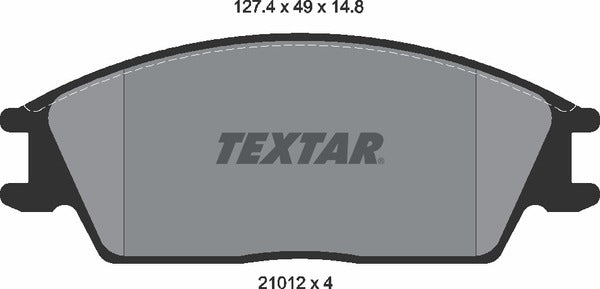 Textar Brake Pad Set - 2101204