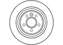 Disctech Brake Disc (Single) - Fits Ford, Mazda - ABD2060 - Rear Axle