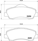 Padtech Brake Pad Set - PAD3345