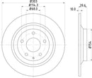 Mintex Brake Discs fits -Mazda V300:5 MDC2388 (also fits other vehicles)