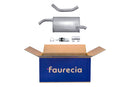 FAURECIA 8LD 366 034-951 Rear Muffler - Easy2Fit® Kit - fits RENAULT SCÉNIC III