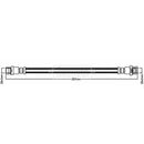 Borg & Beck Brake Hose  - BBH8545 fits Renault Kangoo 10/09-03/11