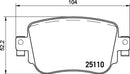 Mintex Brake Pad Set fits -Audi Seat Skoda VW MDB3778 (also fits other vehicles)