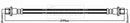 Borg & Beck Brake Hose  - BBH8228 fits Toyota Hi-Lux VII Pick up 05-