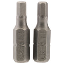 Draper 2PC 25mm 4.0MM HEX S/D Bit - 63982