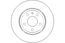 Disctech Brake Disc (Single) - Fits Audi, Mazda - ABD2978 - Rear Axle
