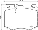 Mintex Brake Pad Set fits -MercedesBenz MDB3710 (also fits other vehicles)
