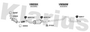 Klarius VW859X - Box With Centre Pipe  - Fits Volkswagen Crafter 30 2.5TDi