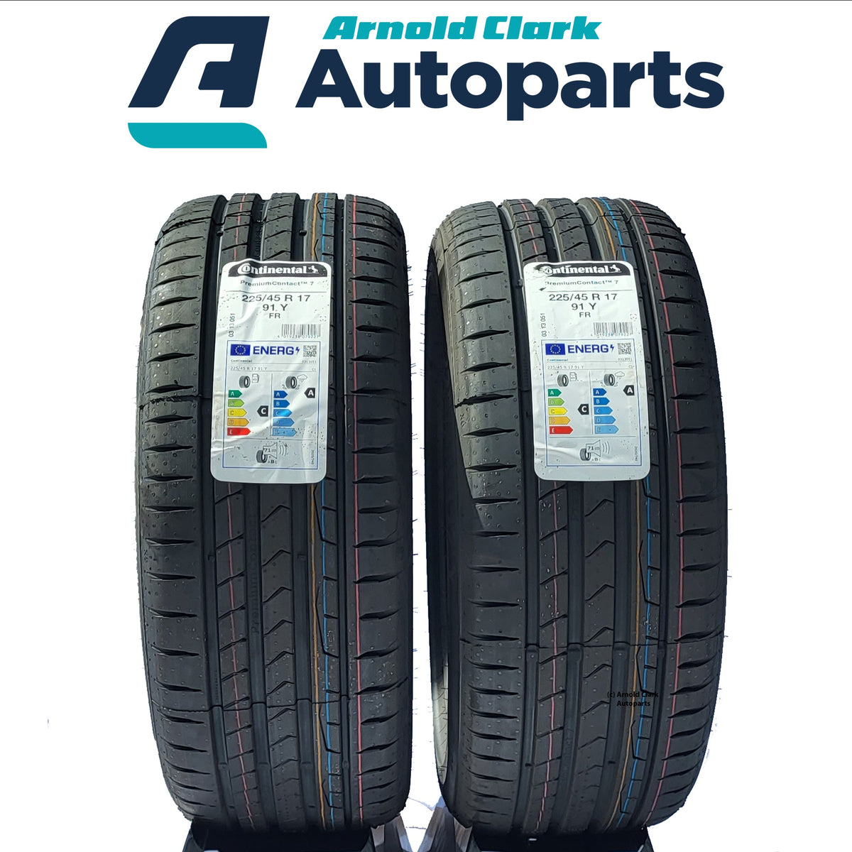 Continental 225 45 17 91Y Premium Contact 7 x2 Pair | Arnold Clark