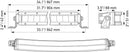 HELLA 1FJ 358 196-311 LED-Spotlight - Black Magic Slim Lightbar 32" - 12/24V - 5410lm