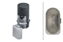 HELLA 6PX 358 141-471 Sensor, parking distance control - angled - 3-pin connector - Plugged