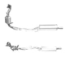 BM Cats Approved Petrol Catalytic Converter - BM92092H with Fitting Kit - FK92092 fits Audi