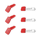 KNIPEX Clips RED 6 PCS 122mm - 25156