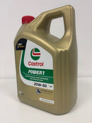Castrol Power1 4T 20W50 Mineral 4 Stroke Motorcycle Engine Oil 4 Litre 4L