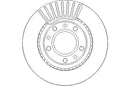 Disctech Brake Disc (Single) - Fits Peugeot - ABD3198 - Front Axle