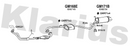 Klarius GM168E - Box With Centre Pipe  - Fits Opel Omega 2.0i