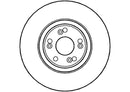 Disctech Brake Disc (Single) - Fits Renault, Suzuki - ABD2891 - Front Axle