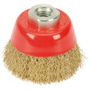 Draper 65mm Crimped CUP Brush M14 - 41443