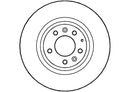 Disctech Brake Disc (Single) - Fits Honda, Mazda - ABD2188 - Front Axle