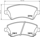 Mintex Brake Pad Set fits -Toyota MDB2257 (also fits other vehicles)