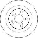 Disctech Brake Disc (Single) - Fits Peugeot - ABD3277 - Rear Axle