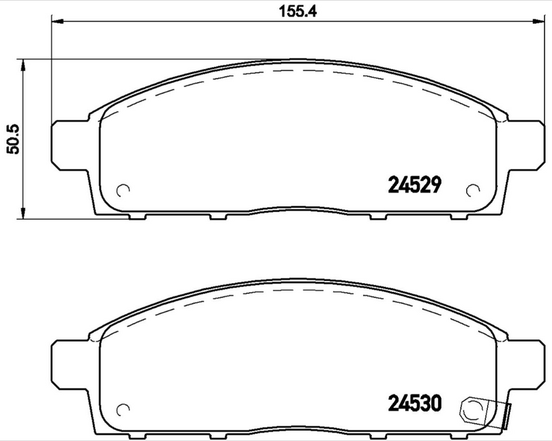 Brembo Brake Pad Set - P54038