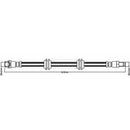 Borg & Beck Brake Hose  - BBH8651 fits MERCEDES M Class (W164) 05-11