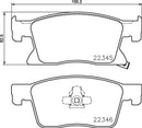 Mintex Brake Pad Set fits -Opel Vauxhall MDB3845 (also fits other vehicles)